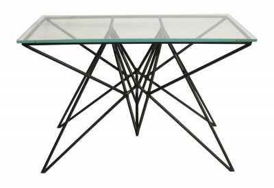 Handmade Contemporary Iron End Table - Victoria