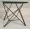 Hand Crafted Modern Iron End Table - Calista