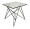 Hand Crafted Modern Iron End Table - Calista
